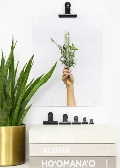 KAILA Poster Clip Black 20 mm - 4-p