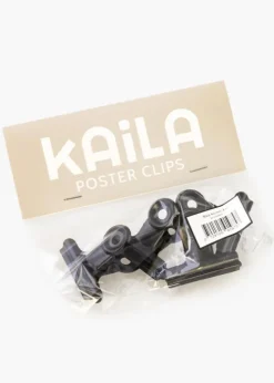 KAILA Poster Clip Black 40 mm - 4-p