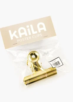 KAILA Poster Clip Gold - 75 mm