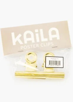 KAILA Poster Clip Gold 50 mm - 2-p
