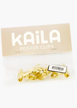 KAILA Poster Clip Gold 30 mm - 4-p