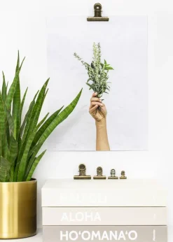 KAILA Poster Clip Retro Bronze 65 mm - 2-p