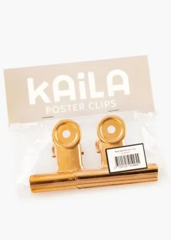 KAILA Poster Clip Rose Gold 65 mm - 2-p