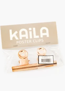 KAILA Poster Clip Rose Gold 50 mm - 2-p