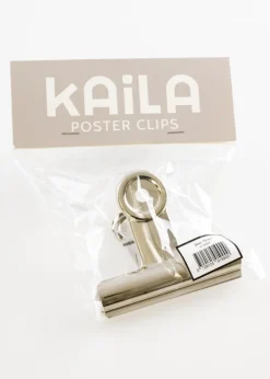 KAILA Poster Clip Silver - 75 mm