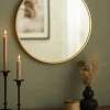 KAILA Round Mirror - Edge Gold 50 cm Ø