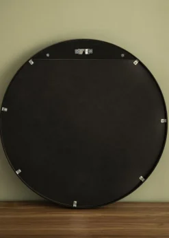 KAILA Round Mirror - Edge Black 50 cm Ø