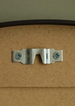 KAILA Round Mirror - Edge Black 60 cm Ø