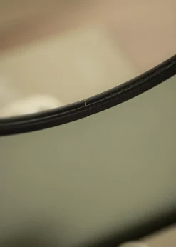 KAILA Round Mirror - Edge Black 40 cm Ø