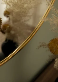 KAILA Round Mirror - Edge Gold 70 cm Ø