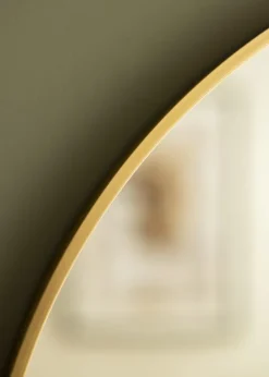KAILA Round Mirror - Edge Gold 70 cm Ø