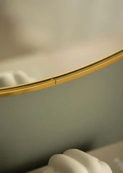 KAILA Round Mirror - Edge Gold 90 cm Ø