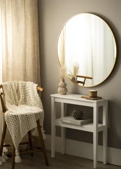 KAILA Round Mirror - Edge Gold 90 cm Ø