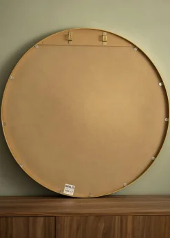 KAILA Round Mirror - Edge Gold 90 cm Ø
