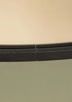 KAILA Round Mirror - Edge Black 80 cm Ø