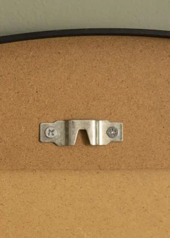 KAILA Round Mirror - Edge Black 80 cm Ø