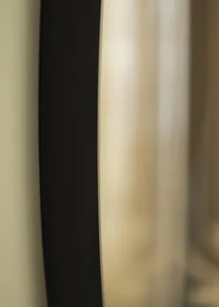 KAILA Round Mirror - Edge Black 70 cm Ø