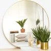 KAILA Round Mirror - Edge Gold 100 cm Ø