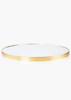 KAILA Round Mirror - Edge Gold 100 cm Ø