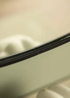 KAILA Round Mirror - Edge Black 90 cm Ø