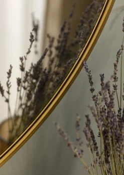 KAILA Round Mirror - Edge Gold 80 cm Ø