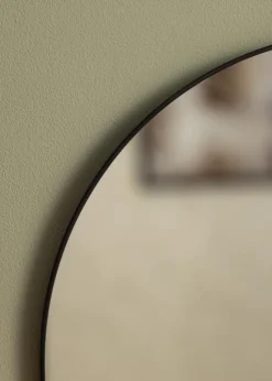 KAILA Round Mirror - Thin Black 40 cm Ø