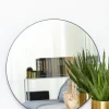 KAILA Round Mirror - Thin Black 70 cm Ø