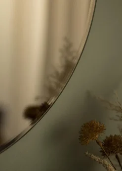 KAILA Rundt Spejl Dark Bronze Deluxe 50 cm Ø