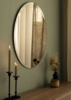 KAILA Rundt Spejl Dark Bronze Deluxe 70 cm Ø