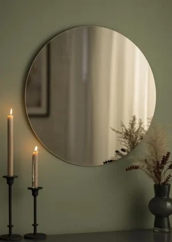 KAILA Rundt Spejl Dark Bronze 60 cm Ø