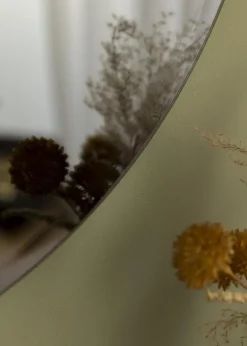 KAILA Rundt Spejl Dark Smoked Grey Deluxe 70 cm Ø