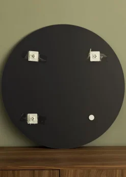 KAILA Rundt Spejl Dark Smoked Grey Deluxe 70 cm Ø