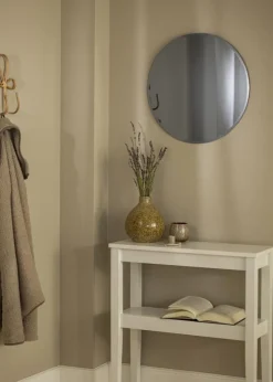 KAILA Rundt Spejl Dark Smoked Grey Deluxe 50 cm Ø