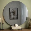 KAILA Rundt Spejl Dark Smoked Grey Deluxe 90 cm Ø