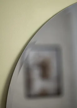 KAILA Rundt Spejl Dark Smoked Grey Deluxe 90 cm Ø