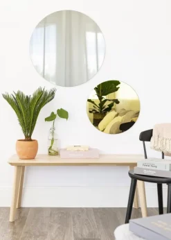 KAILA Rundt Spejl Gold 110 cm Ø