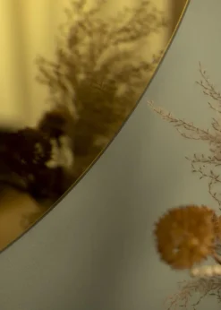 KAILA Rundt Spejl Gold 70 cm Ø