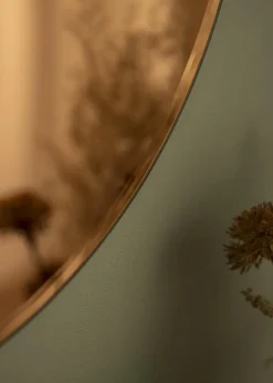 KAILA Rundt Spejl Rose Gold Deluxe 50 cm Ø