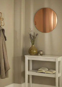 KAILA Rundt Spejl Rose Gold Deluxe 50 cm Ø