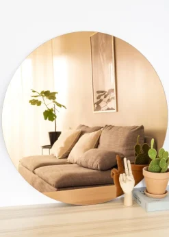 KAILA Rundt Spejl Rose Gold 90 cm Ø
