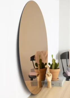 KAILA Rundt Spejl Rose Gold 90 cm Ø