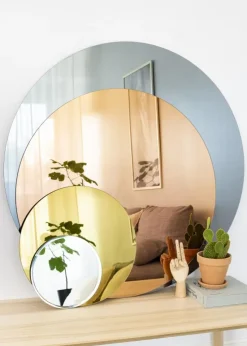 KAILA Rundt Spejl Rose Gold 110 cm Ø