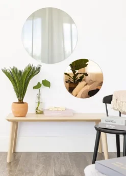 KAILA Rundt Spejl Rose Gold 110 cm Ø