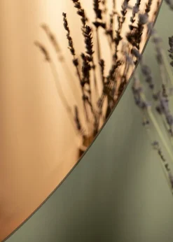 KAILA Rundt Spejl Rose Gold Deluxe 90 cm Ø