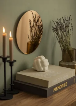 KAILA Rundt Spejl Rose Gold 30 cm Ø