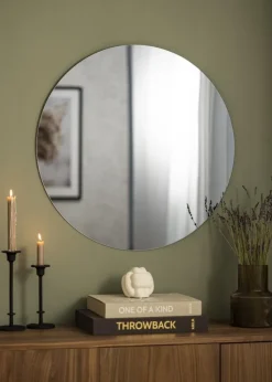 KAILA Rundt Spejl Smoked Grey 70 cm Ø