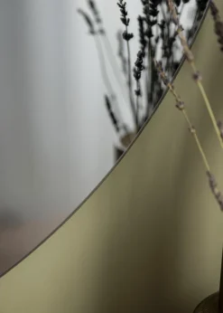 KAILA Rundt Spejl Smoked Grey 90 cm Ø