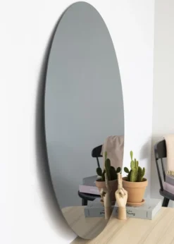 KAILA Rundt Spejl Smoked Grey 110 cm Ø