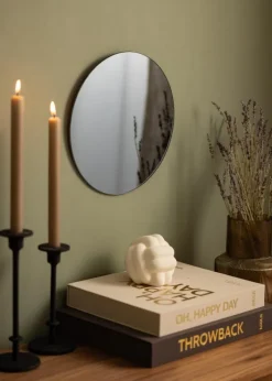 KAILA Rundt Spejl Smoked Grey 30 cm Ø