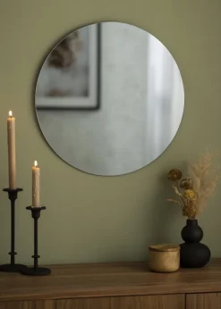 KAILA Rundt Spejl Smoked Grey 50 cm Ø